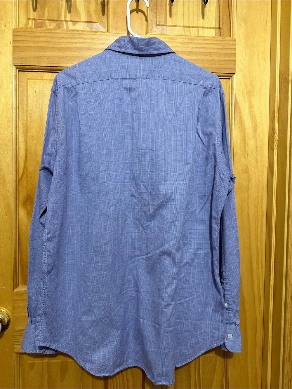 Polo by Ralph Lauren Luxury Twill Blue Plaid Long Sleeve Button-Down Shirt